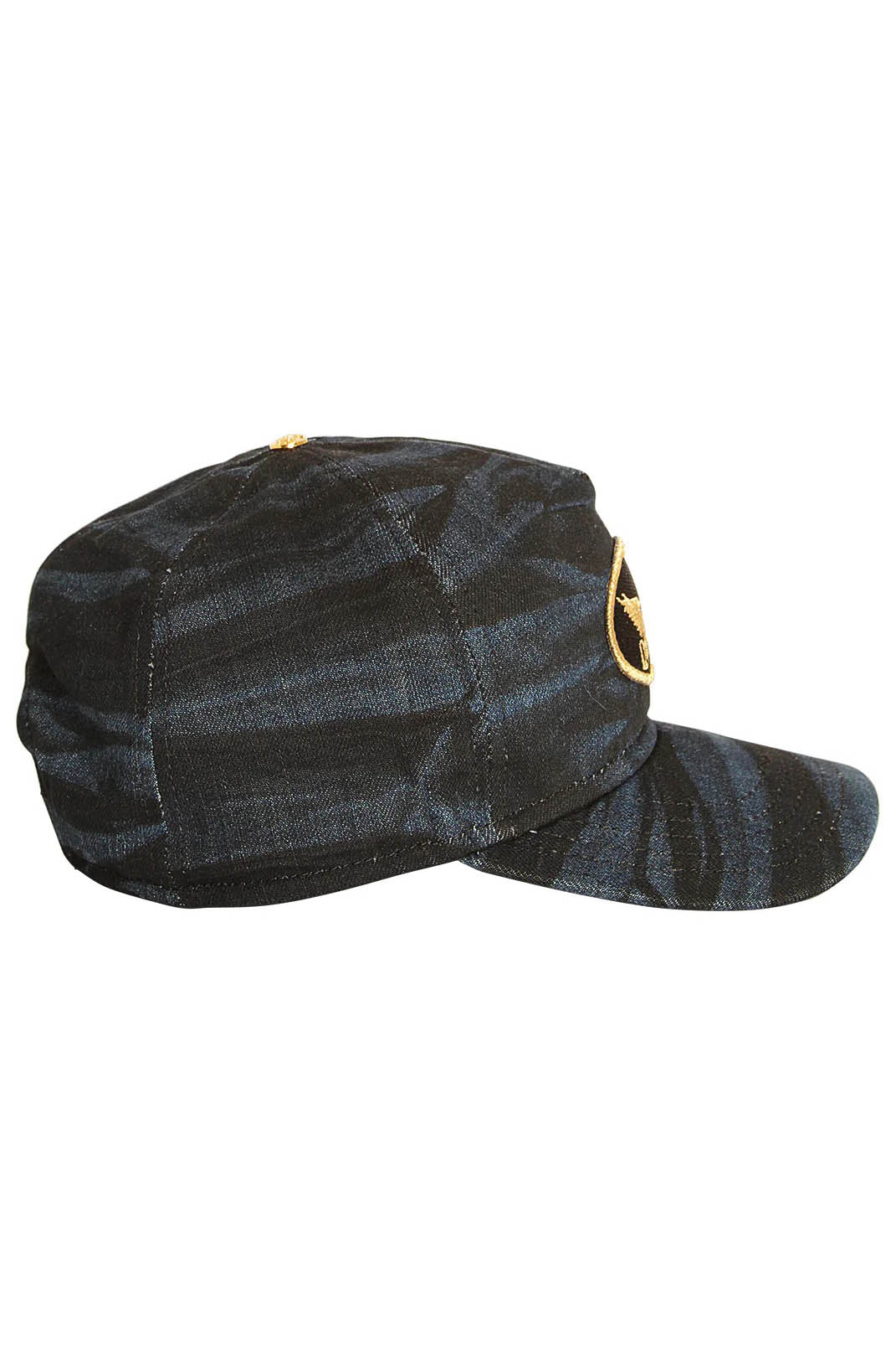 ROBIN'S PATCH CAP IN BLUE BLACK - Image 3