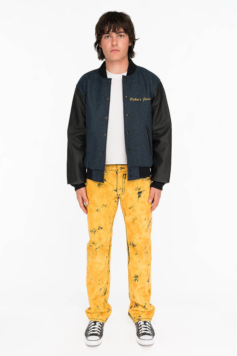 CLASSIC LONG FLAP IN ASTRO YELLOW WITH MIXED CRYSTALS - Image 6