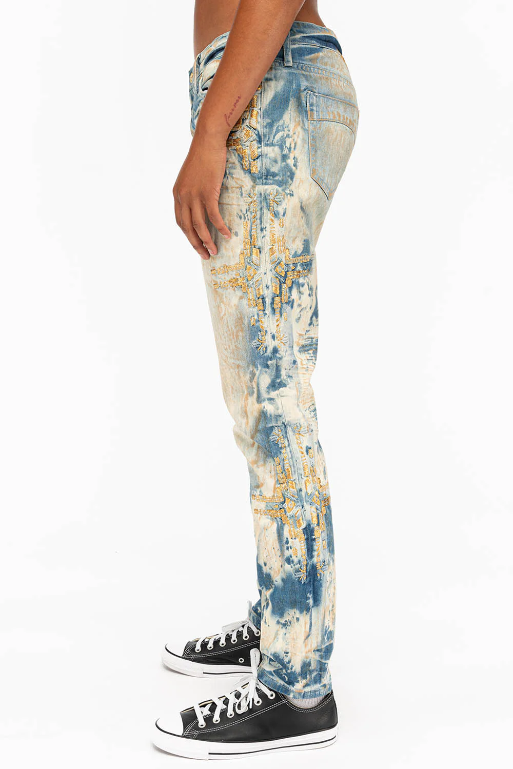 BOYFRIEND JEANS IN INDIGO JAPAN WITH CHAPA - Image 6