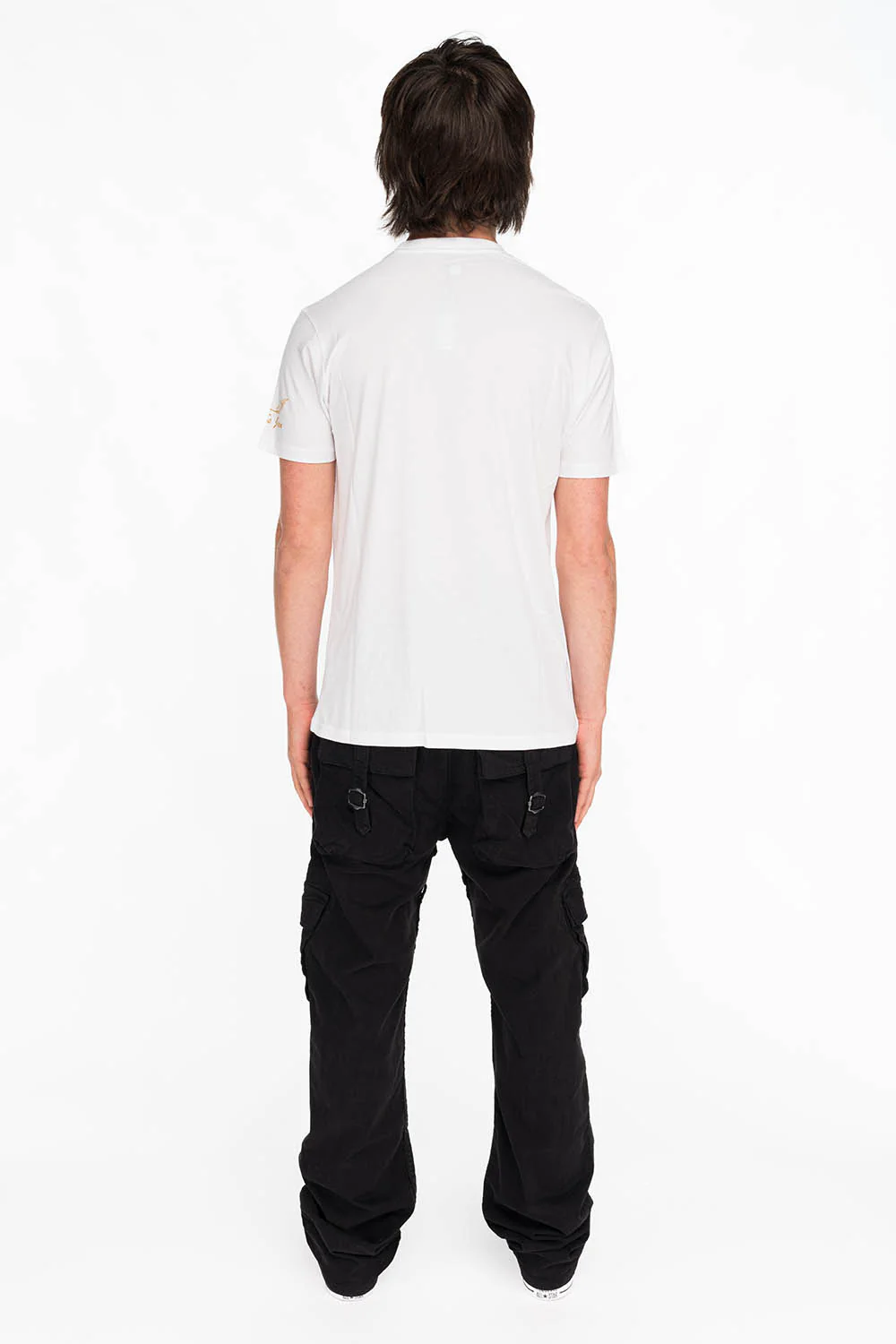 CRYSTAL CROSS TEE IN WHITE - Image 4