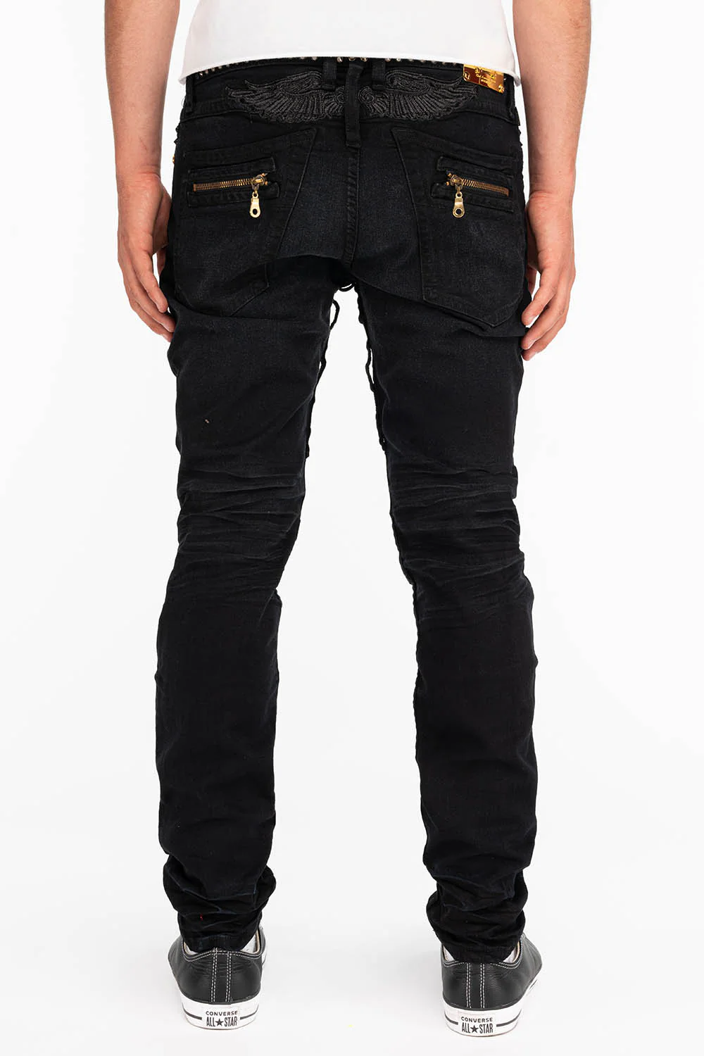 NEW BIKER FULLY LOADED IN F_UP BLACK WITH METALLIC WINGS - Image 3