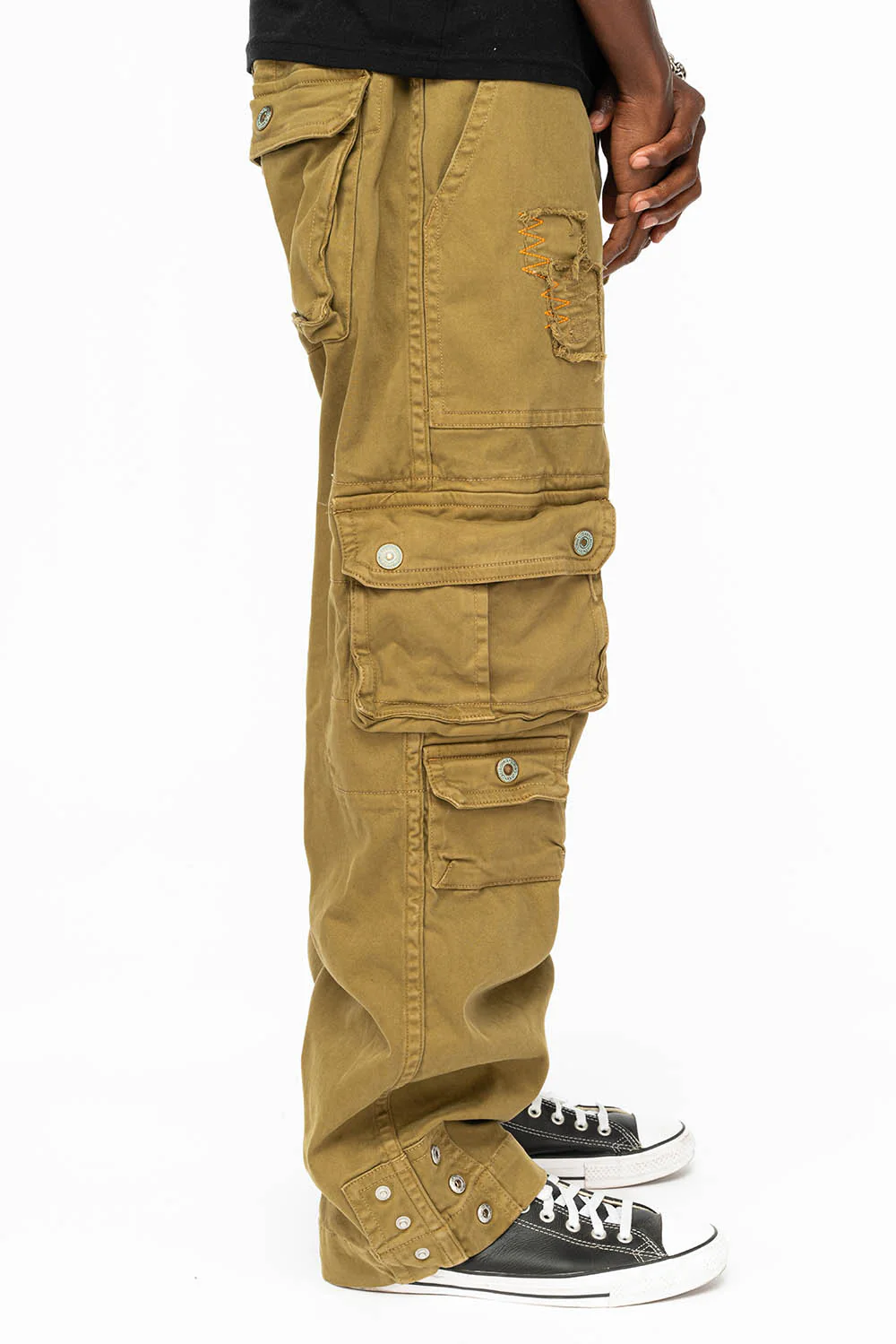 ORIGINAL ROBIN’S JEAN CALL OF DUTY CARGO PANTS IN AVOCADO WASH - Image 10