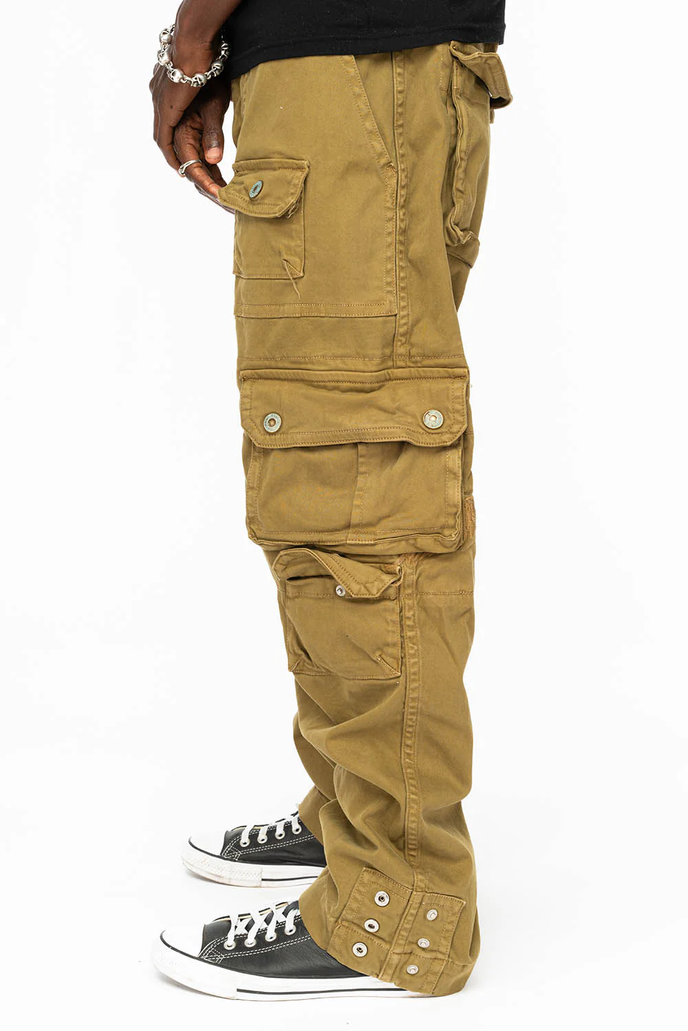 ORIGINAL ROBIN’S JEAN CALL OF DUTY CARGO PANTS IN AVOCADO WASH - Image 11