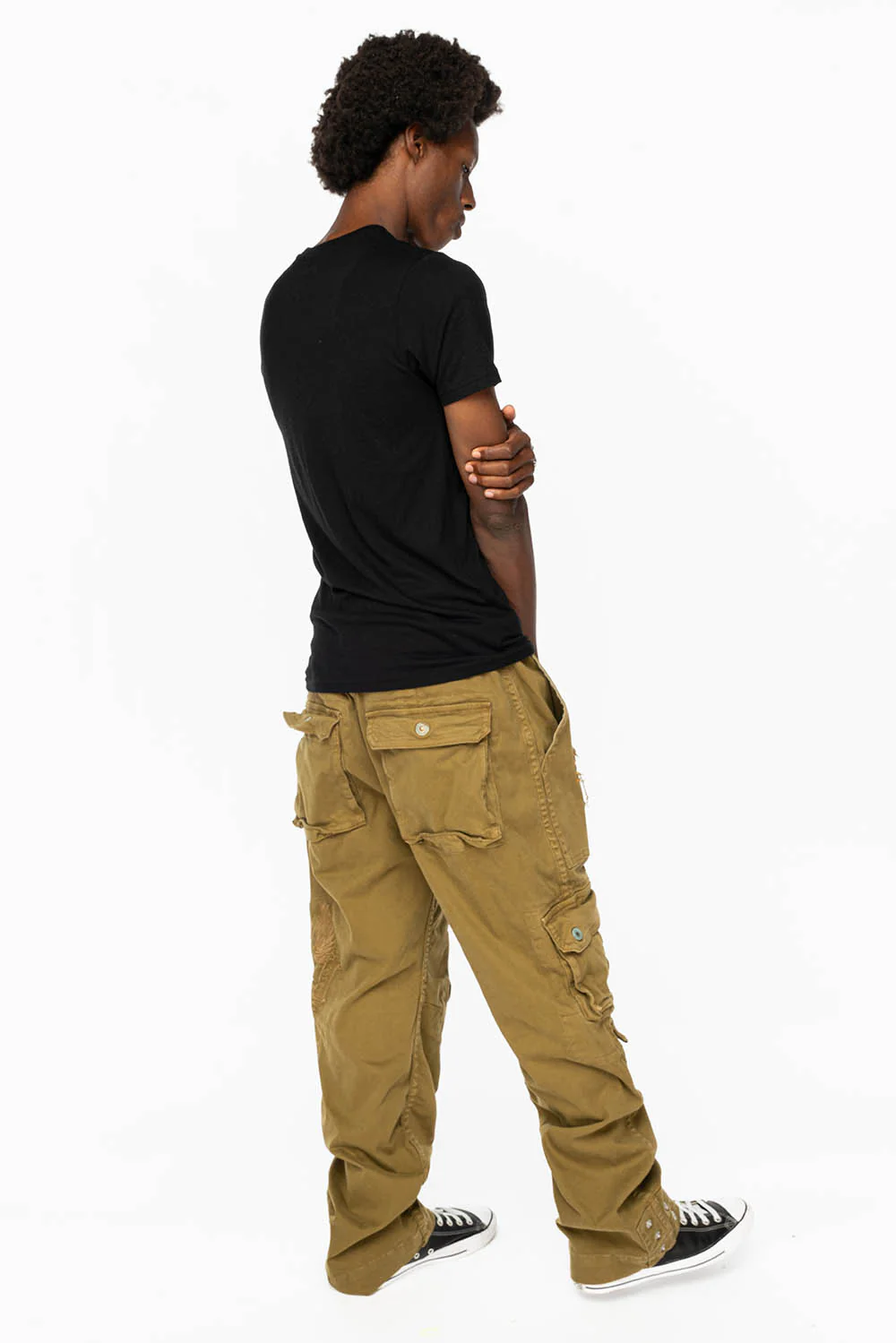 ORIGINAL ROBIN’S JEAN CALL OF DUTY CARGO PANTS IN AVOCADO WASH - Image 5