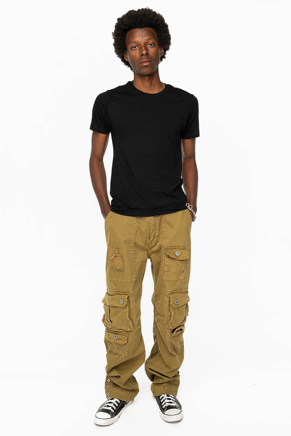 ORIGINAL ROBIN’S JEAN CALL OF DUTY CARGO PANTS IN AVOCADO WASH - Image 7