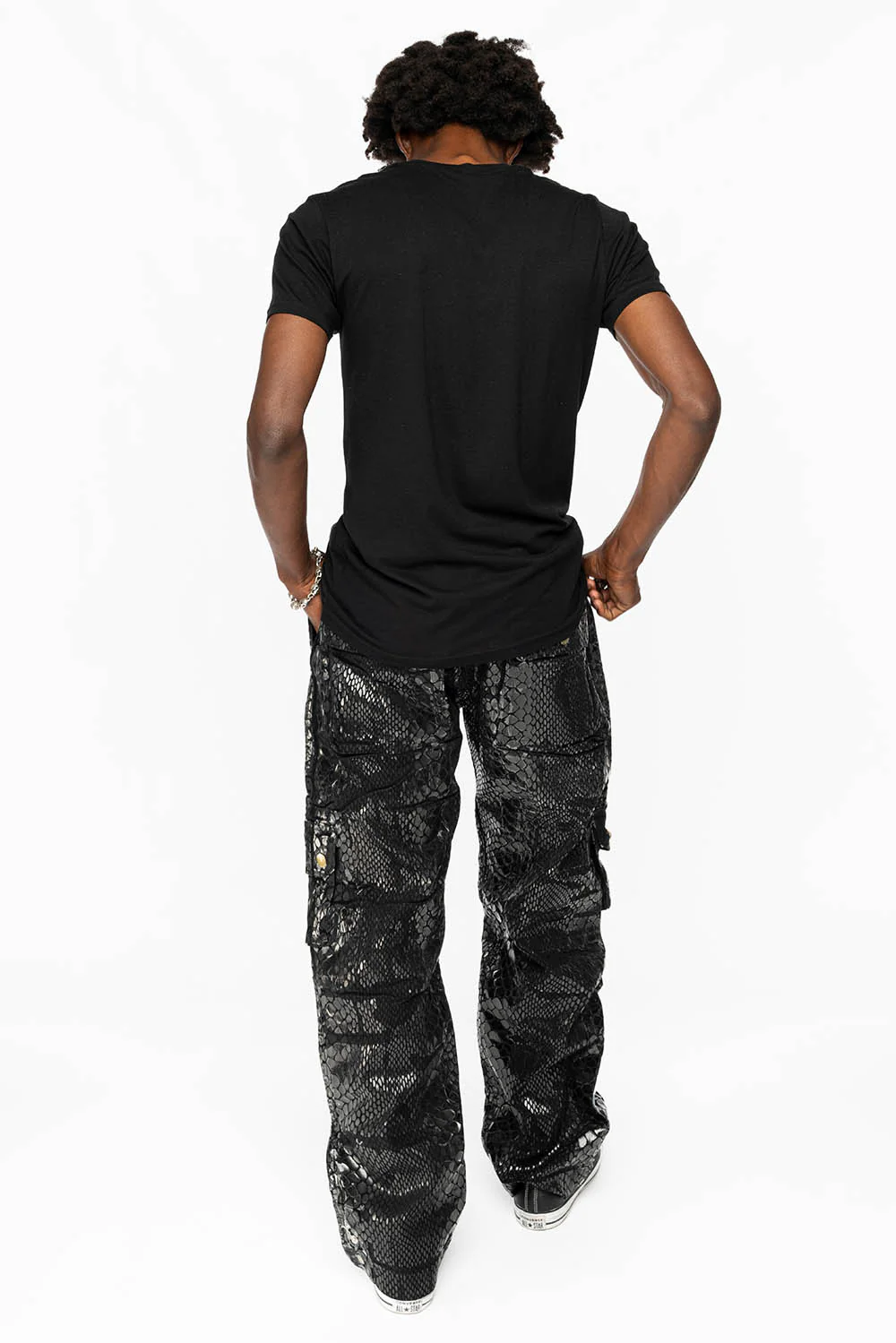 ORIGINAL ROBIN’S JEAN CALL OF DUTY CARGO PANTS IN LIZARD BLK - Image 6
