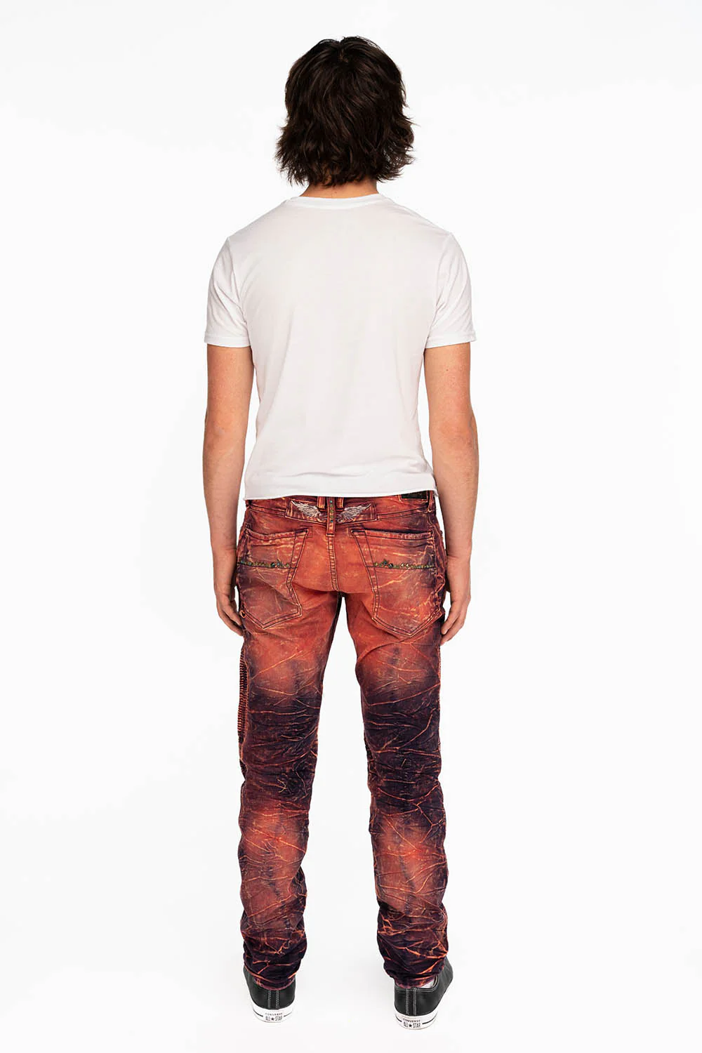 STAR STUDDED BIKER IN MALBEC - Image 5