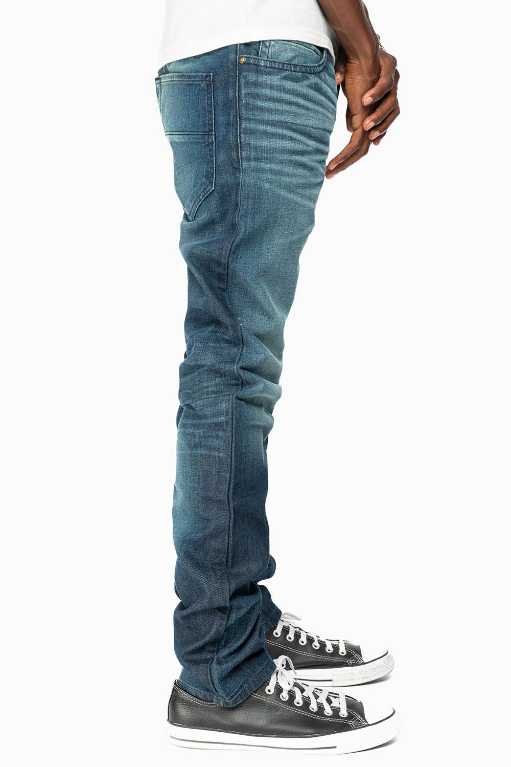 ROBINS RED LABEL SLIM JEANS IN DARK BLUE - Image 3