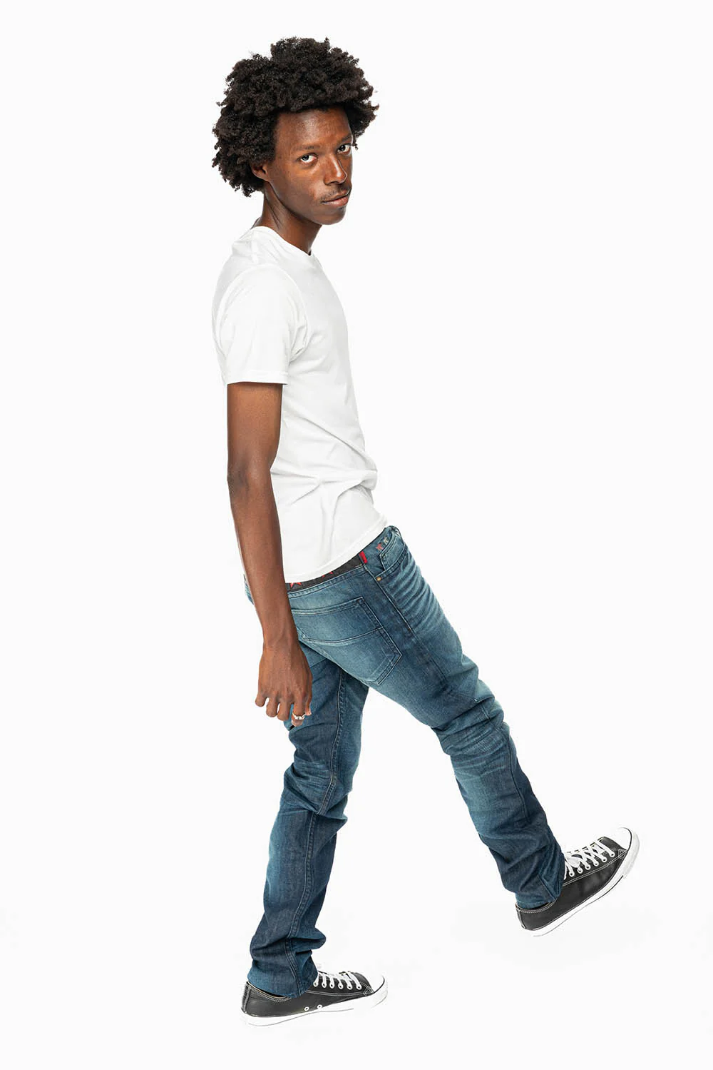 ROBINS RED LABEL SLIM JEANS IN DARK BLUE - Image 6