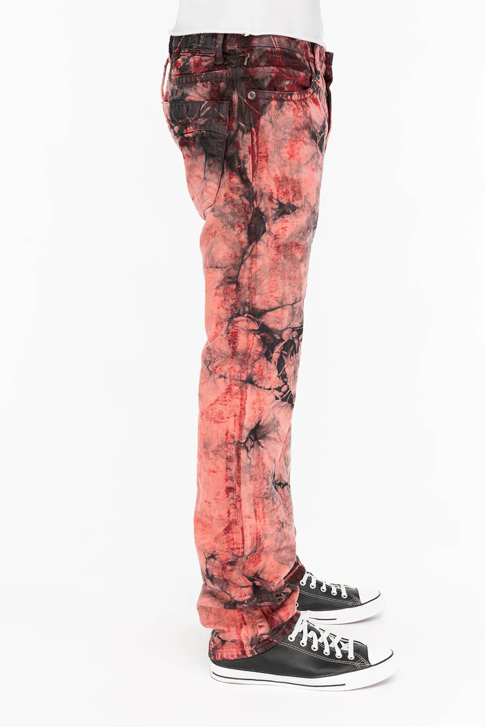 CLASSIC STRAIGHT LEG JEANS IN APACHE TIE DYE WASH - Image 3