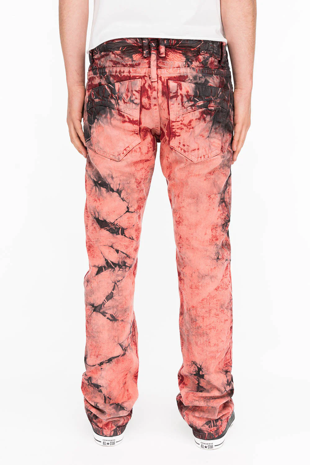 CLASSIC STRAIGHT LEG JEANS IN APACHE TIE DYE WASH - Image 4